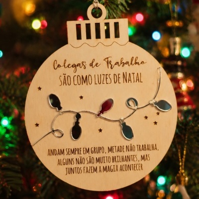 Bola de Natal Colegas de Trabalho