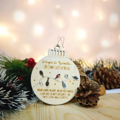 Bola de Natal Colegas de Trabalho