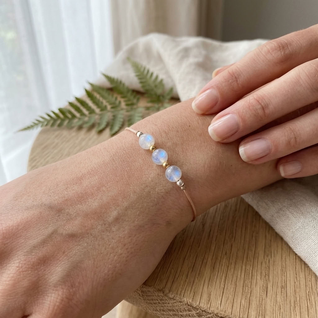 Pulseira Intuição Feminina - Pedra da Lua