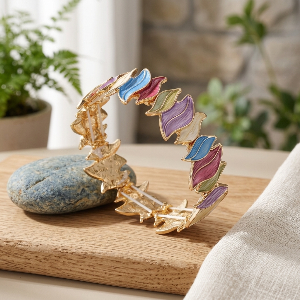 Pulseira Boho Leaf Luxe