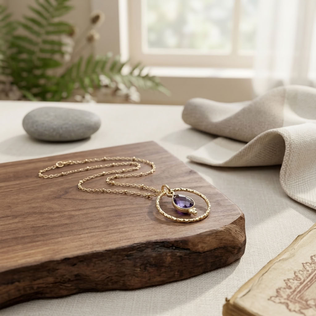Colar Clementina: Elegância com Ametista