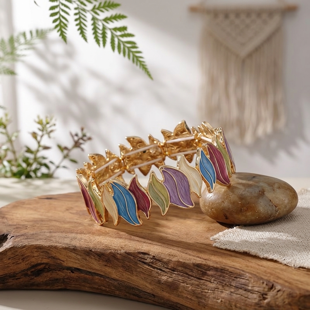 Pulseira Boho Leaf Luxe