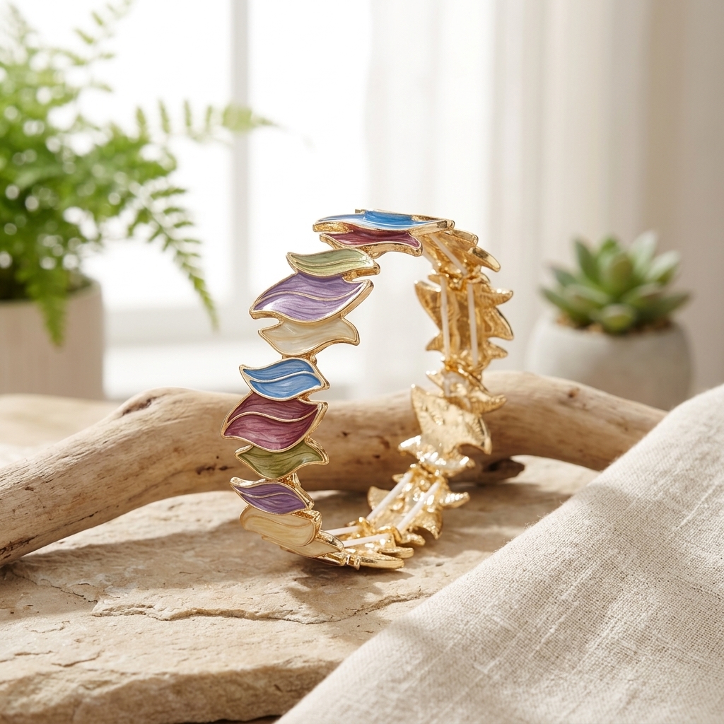 Pulseira Boho Leaf Luxe