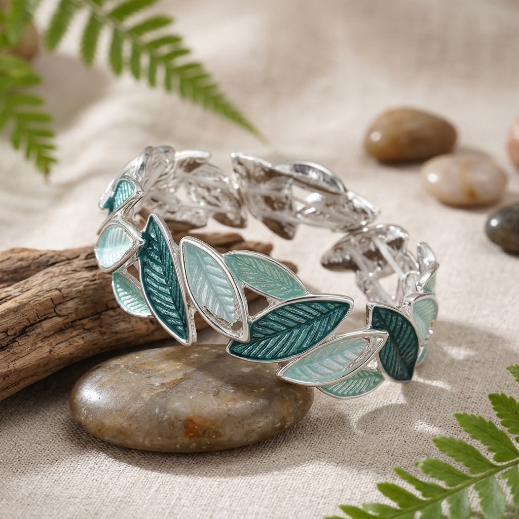 Pulseira Boho Leaf – Primavera/Verão & Design Artístico