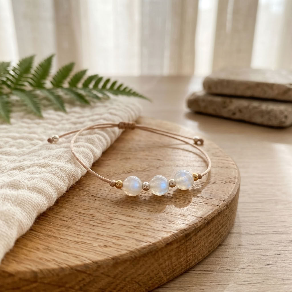 Pulseira Intuição Feminina - Pedra da Lua