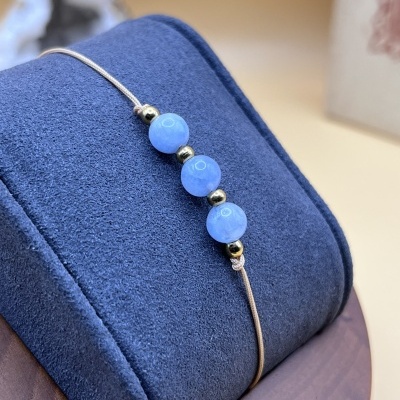 Pulseira Serenidade Azul - Água-Marinha