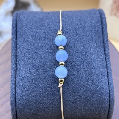 Pulseira Serenidade Azul - Água-Marinha