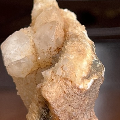 Calcita hialina com quartzo – Sicília, Itália