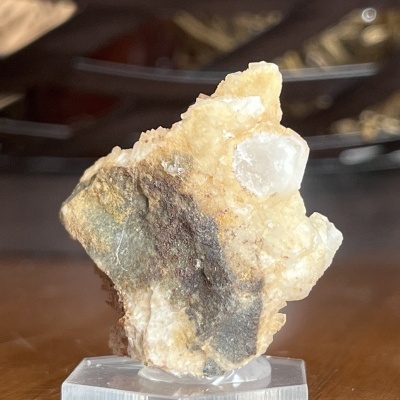 Calcita hialina com quartzo – Sicília, Itália