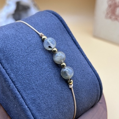 Pulseira Proteção e Intuição - Labradorite