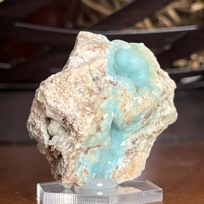 Hemimorfite (Emimorfite) – Mina de Monteponi, Sardenha