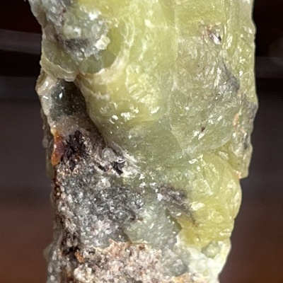 Calcita Amarela em Matriz – Sardenha, Itália