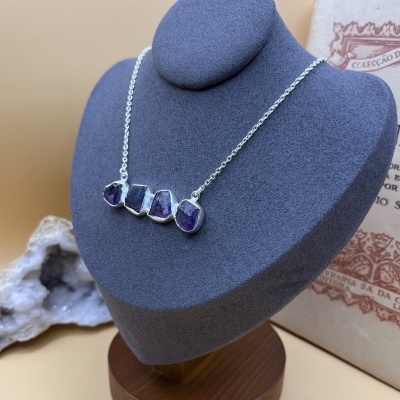 Pingente de Ametista em Prata de Lei 925