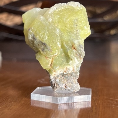 Calcita Amarela em Matriz – Sardenha, Itália