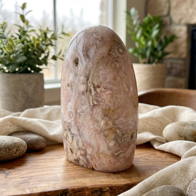 Ágata de Flores Natural — 2,04 kg | Madagáscar