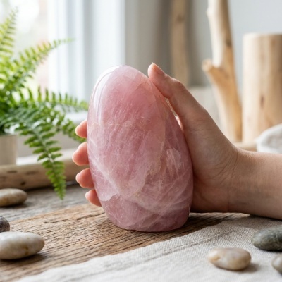 Quartzo Rosa Brasileiro Natural – 1,36 kg