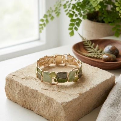 Bracelete Medieval Aurora – Geométrica & Esmaltada