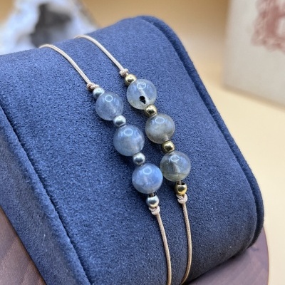 Pulseira Proteção e Intuição - Labradorite