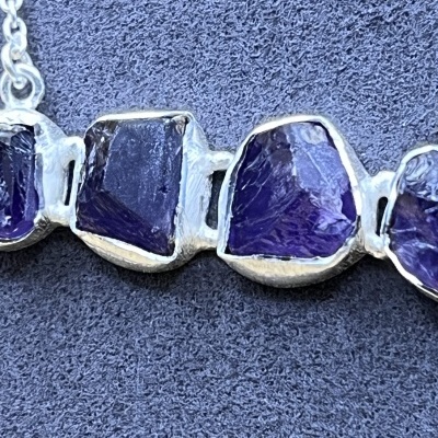 Pingente de Ametista em Prata de Lei 925