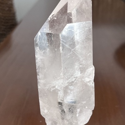 Quartzo Branco com Suporte - Ilumine o Seu Espaço