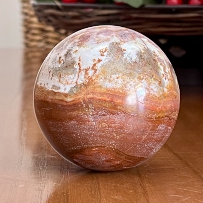 Esfera de Jaspe Policromado Natural – 439 g