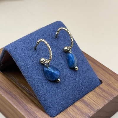 Brincos em Aço Inoxidável com Apatite Natural