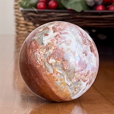 Esfera de Jaspe Policromado Natural – 439 g