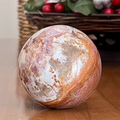 Esfera de Jaspe Policromado Natural – 439 g