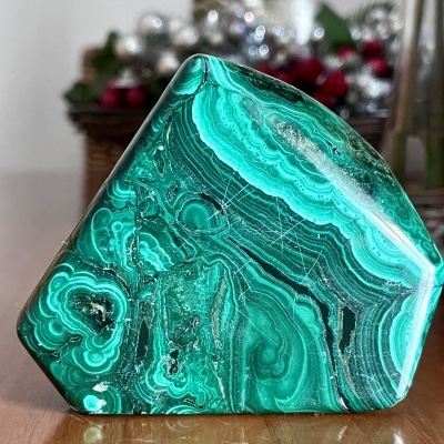 Malaquita Africana Natural — 524 g