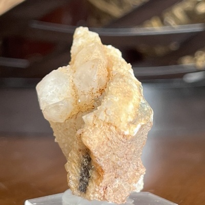 Calcita hialina com quartzo – Sicília, Itália