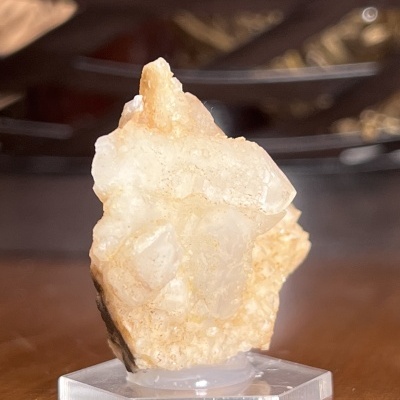 Calcita hialina com quartzo – Sicília, Itália