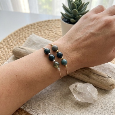 Pulseira Energia Criativa - Ágata Indiana