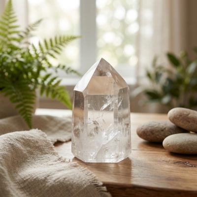 Pontas de Quartzo Branco - Pureza e Energia Cristalina