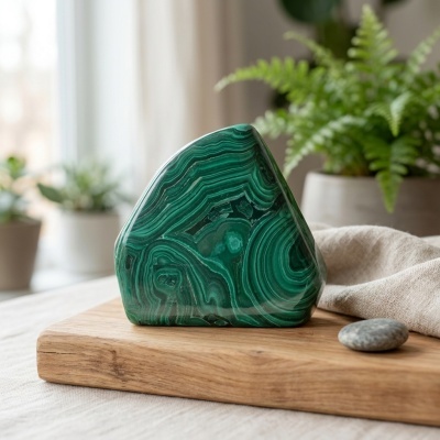 Malaquita Africana Natural — 524 g