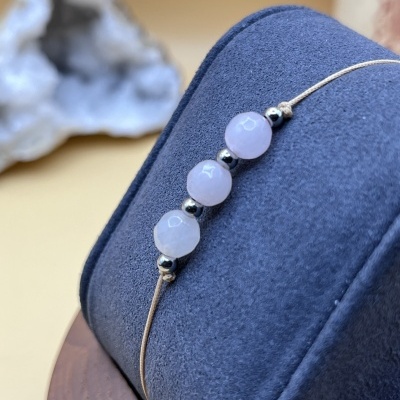 Pulseira Amor e Harmonia - Quartzo Rosa