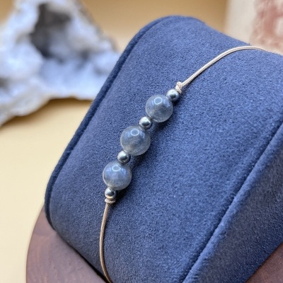 Pulseira Proteção e Intuição - Labradorite