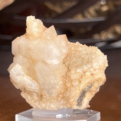 Calcita hialina com quartzo – Sicília, Itália