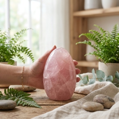Quartzo Rosa Brasileiro Natural – 1,36 kg