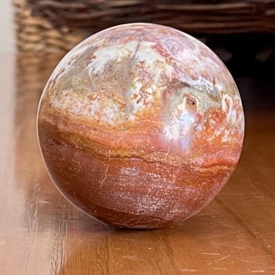 Esfera de Jaspe Policromado Natural – 439 g