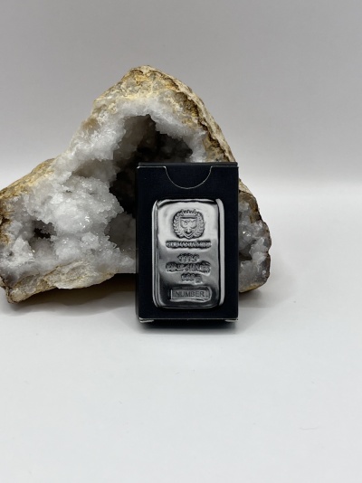 Barra de Prata 100 g Germania Mint (.9999)