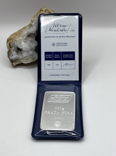 Lingote de Prata 100 g Albino Moutinho