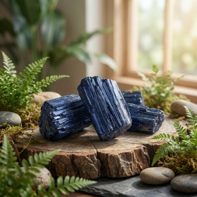 Turmalina Negra Natural — Cristal Bruto de Proteção
