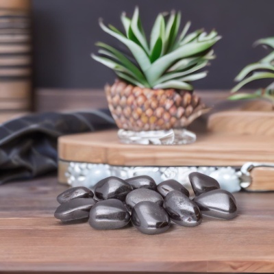 Pedra de Bolso Hematite Ródio