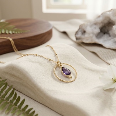 Colar Clementina: Elegância com Ametista