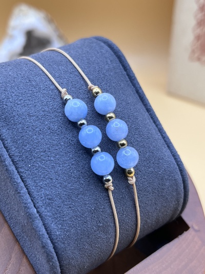 Pulseira Serenidade Azul - Água-Marinha