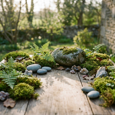 Primavera: quando a pedra encontra o musgo