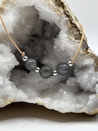 Pulseira Proteção e Intuição - Labradorite