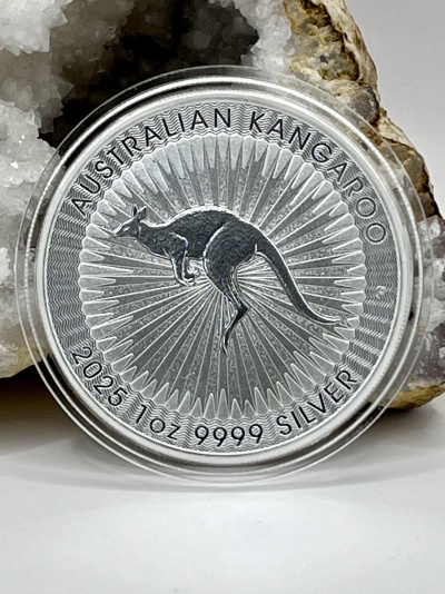 Australian Kangaroo 2025 - 1 oz Prata $1 (Perth Mint)