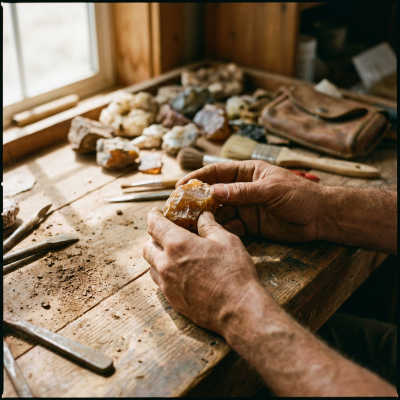 A beleza que vem da terra: matéria, tempo e identidade
