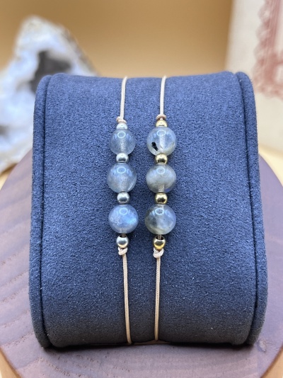 Pulseira Proteção e Intuição - Labradorite